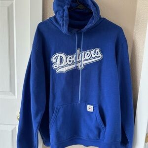 Stitches Royal Blue Pullover Hoodie with Red Logo Tag